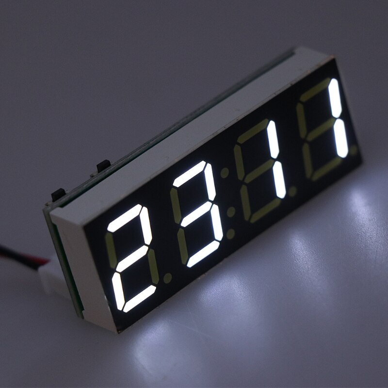 12V 5-24V Elektronische Voltmeter Thermometer Klok Voor Auto Auto Led Monitor Module