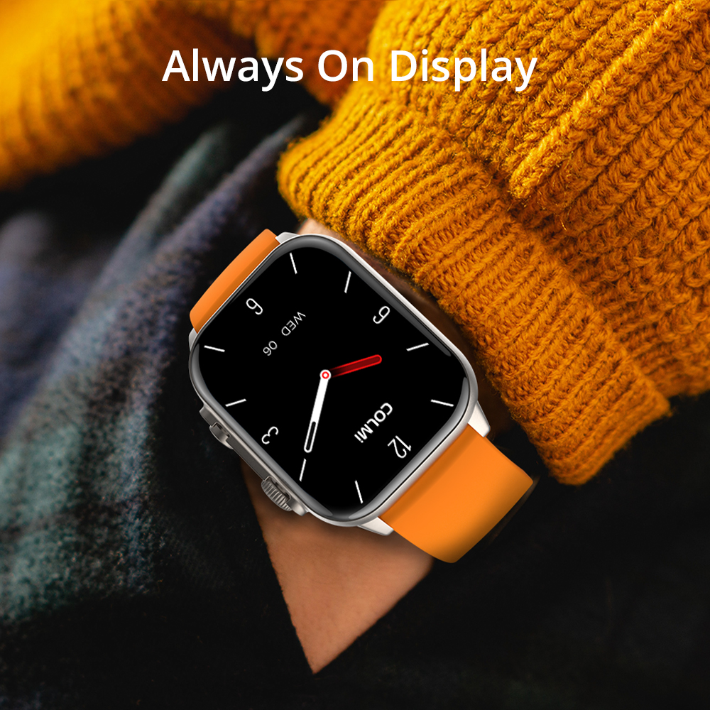 COLMI-reloj inteligente C81 para hombre y mujer, accesorio de pulsera resistente al agua IP68 con Pantalla AMOLED de 2,0 pulgadas, compatible con AOD, 100 modos deportivos, PK Ultra Series 8
