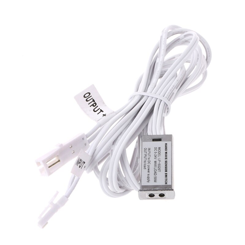 DC 12V/24V IR Hand Wave Sensor Switch 5A Hand Sweep Switch 10cm Sense Distance X4YD