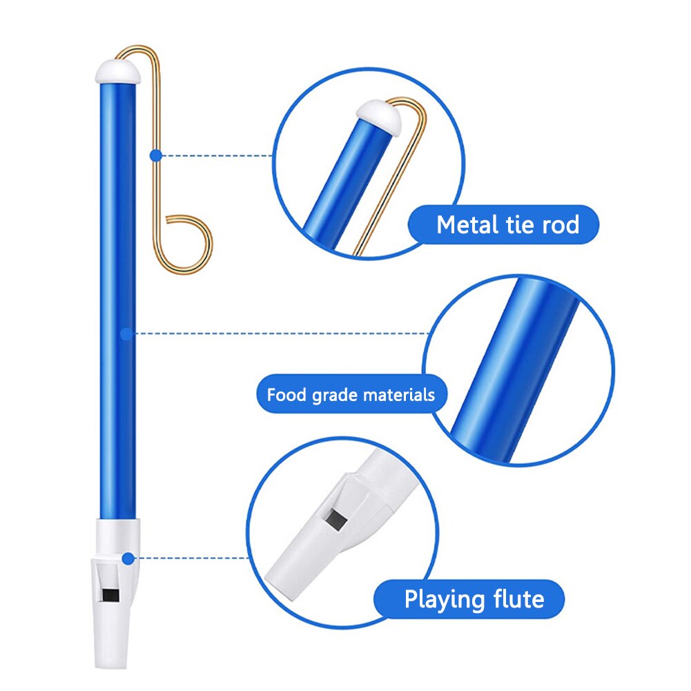Divertente yoyo flauto tirante scivolo fischio professionale ottavino strumento musicale musica classica ottavino giocattolo regali per bambini