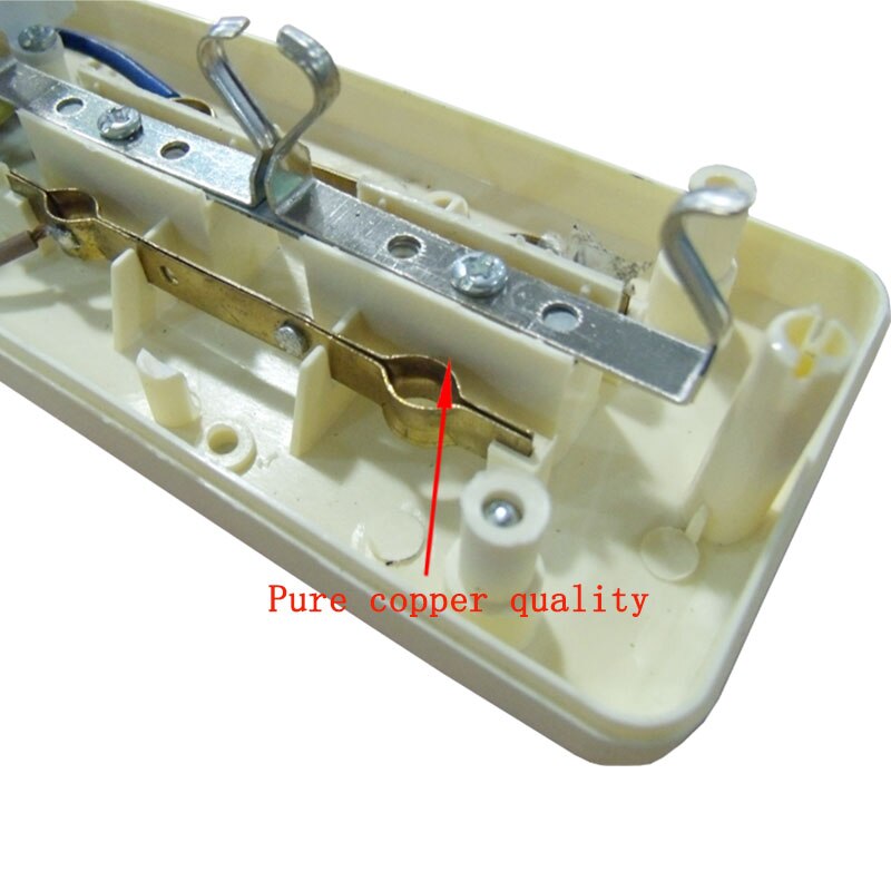 EU Europese Plug Power Strip Met Schakelaar AC Elektrische 4/5/6 Outlets Extension Socket Cord Kabel 1.5 M 16A 250 V