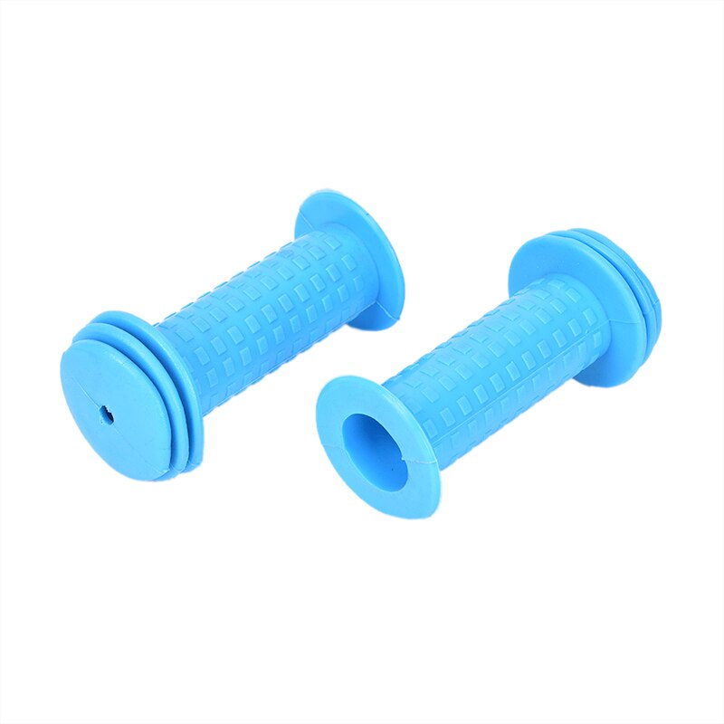 1 paar fiets handvatten kinderfiets driewieler scooter antislip stuur rubberen fiets handvatten handvat fietsaccessoires: Lichtblauw