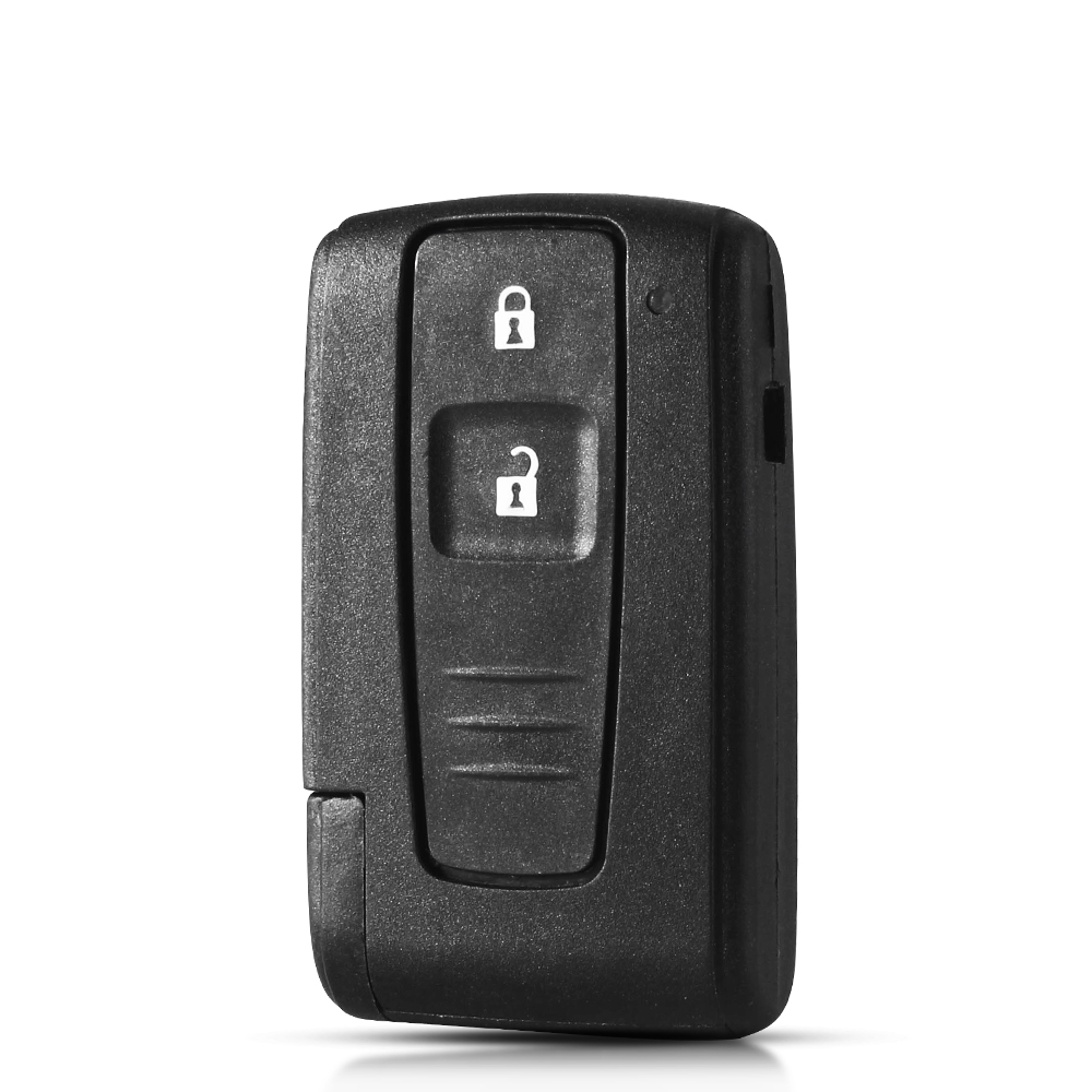 KEYYOU funda para llave para Toyota 2004 2005 2006 2007 Corolla Verso Camry 2 botones llave inteligente