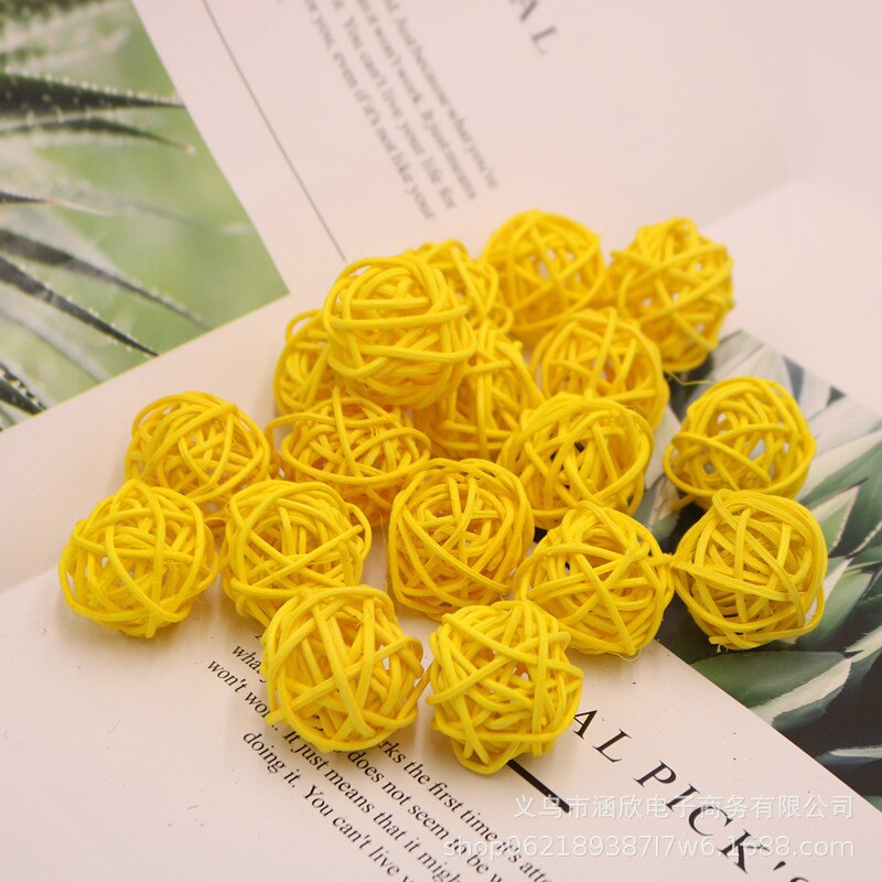 1 stücke 3cm Farbe Rattan Ball Spielzeug Ball Freundliche Bunte Weiche Kunststoff Ozean Lustige Baby Kind Schwimmen Spielzeug Wasser pool Welle: n 1pcs