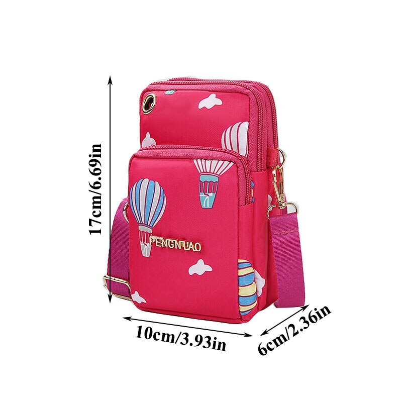 Mini bolso cruzado para teléfono móvil, bandolera para teléfono móvil, cinturón, bolso billetera bolsa de hombro, novedad de