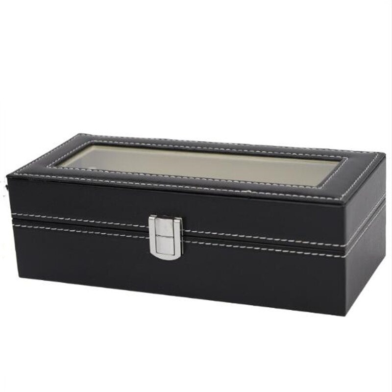 2Gitter/3Gitter/5Gitter/6Gitter Uhr Kasten PU Leder Uhr fallen Kasten für Quarz uhren Schmuck Anzeige Beste Tropfen