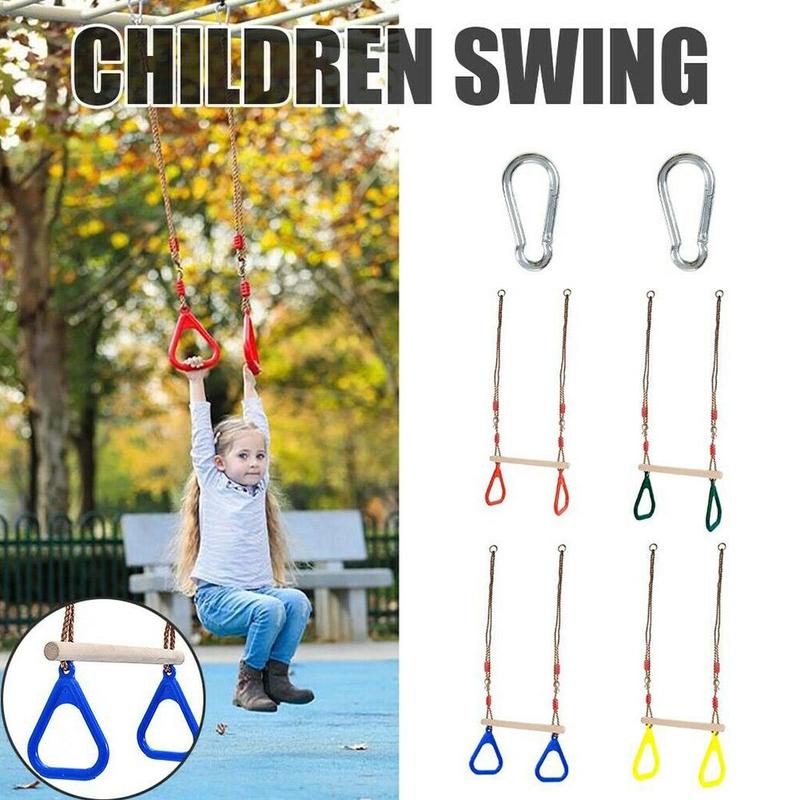 Columpio para niños, cuerdas ajustables para asiento de árbol, cuerda resistente, Columpio de juego, 2M