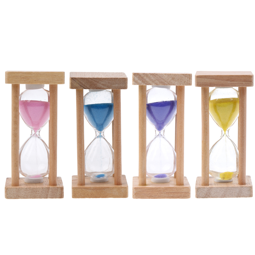 1/3/5/10/15/30/60 Minutes Hourglass Sandglass Sand Clock Timer Table Shelf Decor