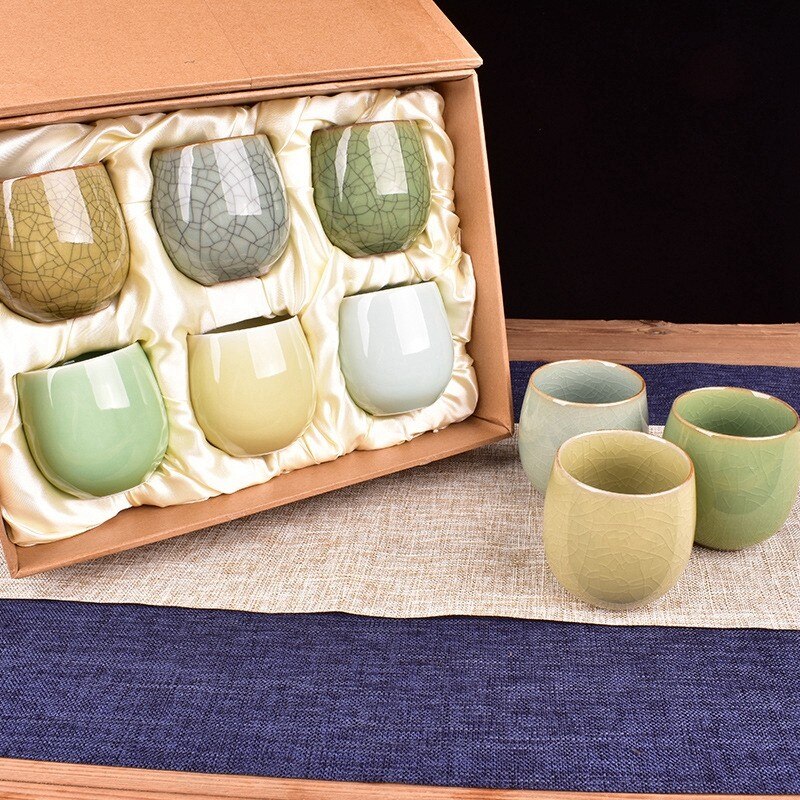 1pcs/3pcs Japanese Style Ceramic Tea Cup Porcelain... – Vicedeal