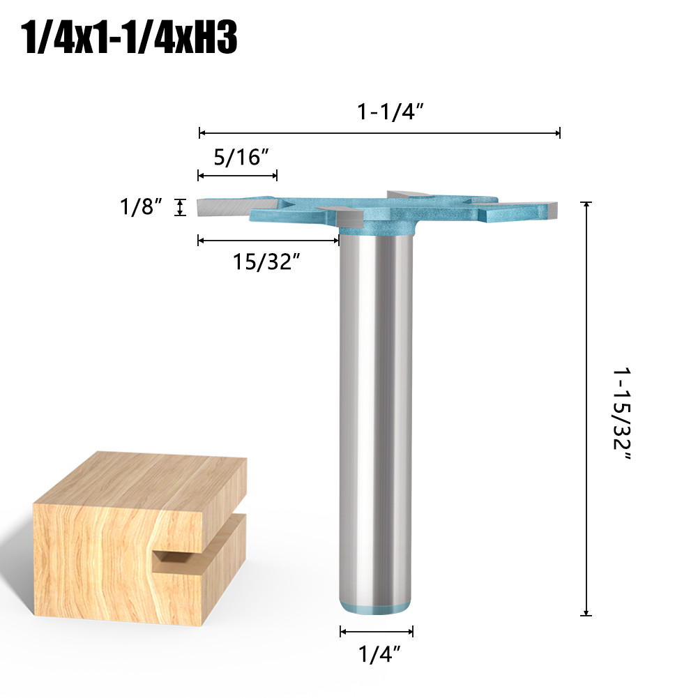 Broca enrutadora de vástago de 6mm y 6,35mm, fresa para brocas enrutadora de carburo de Metal y madera, herramientas de carpintería, cortador de 6mm de diámetro