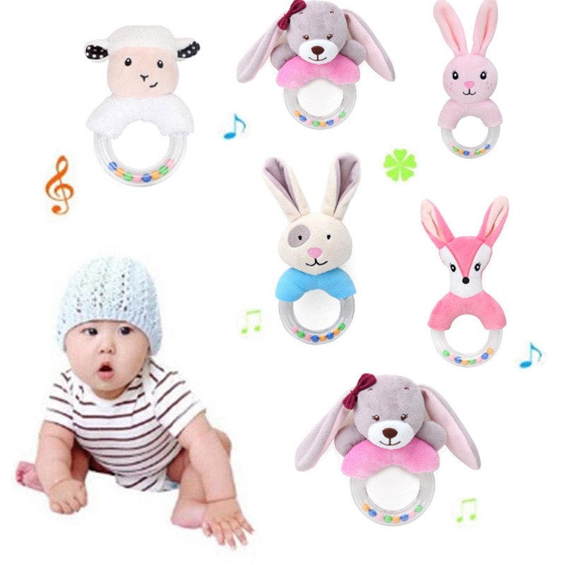 Montessori Rammelaars Dier Bed Bel Mobiles Peuter Speelgoed Crib Speelgoed Voor Kids Zachte Muzikale Educatief Pasgeboren Baby Rammelaars