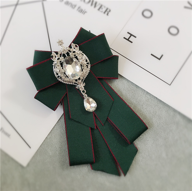 I-remiel – Broche en velours rouge, nœud papillon, col, broches, chemisier, vêtements pour femmes, accessoires, bijoux à la: 15