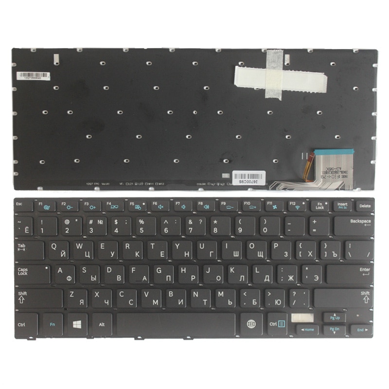 Ru Laptop Toetsenbord Voor Samsung 7 Ultra 730U3E NP730U3E 740U3E NP740U3E Zwarte Russische Toetsenbord Backlight