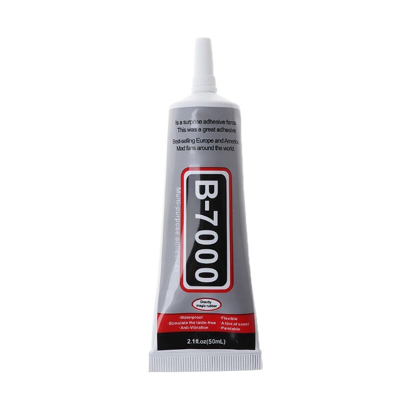 Pegamento de reparación de pantalla de teléfono móvil de 50ml B7000/T7000 adhesivos DIY para parches de juguete: B7000-transparent