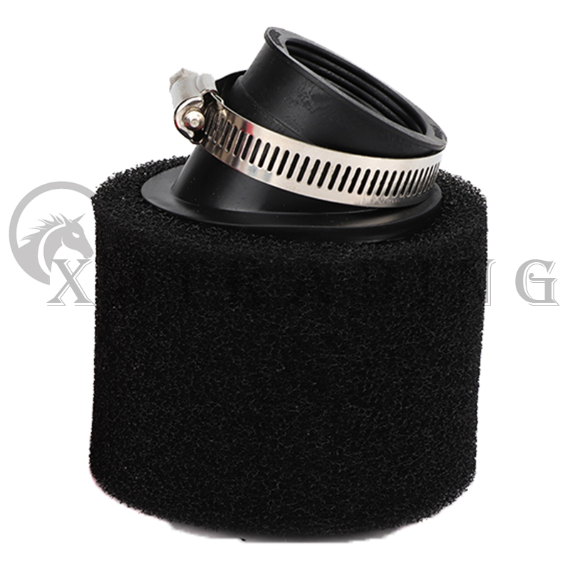 Motorfiets Scooter Dirt Pit Bike Bromfiets Onderdelen 35mm 38mm 42mm 45mm 48mm 50mm 60mm Bocht Elleboog Hals Schuim Luchtfilter Spons Cleaner: Roze