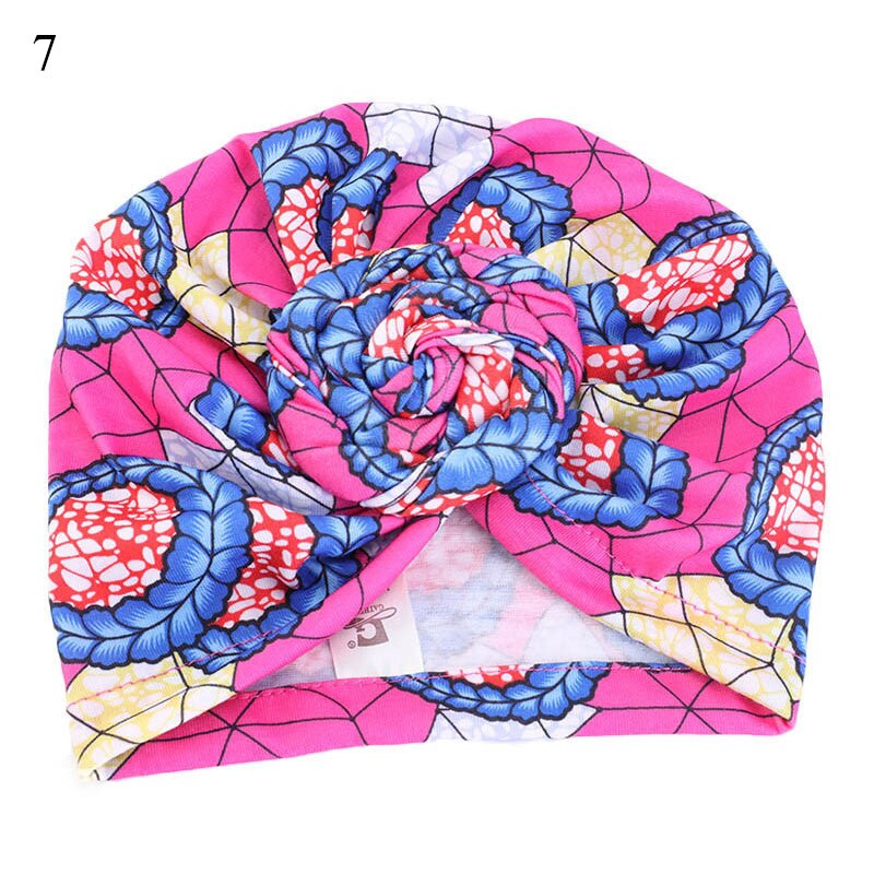 de chaleur africaine bébé populaire enfants beignet Bonnet noeud indien chapeau Parent enfant Extra grand sommeil casquette réglable Satin: 7
