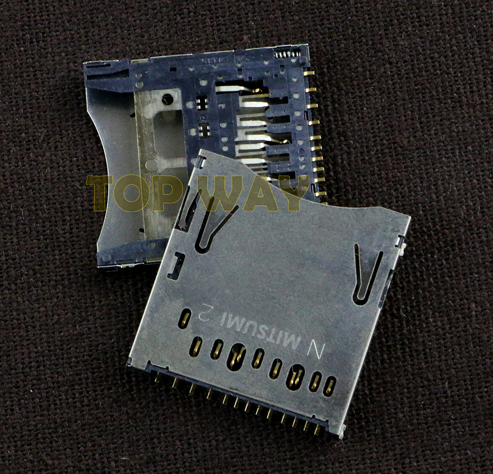 Original Replacement Card Slot Socket sd card socket For 2DS Repair Parts