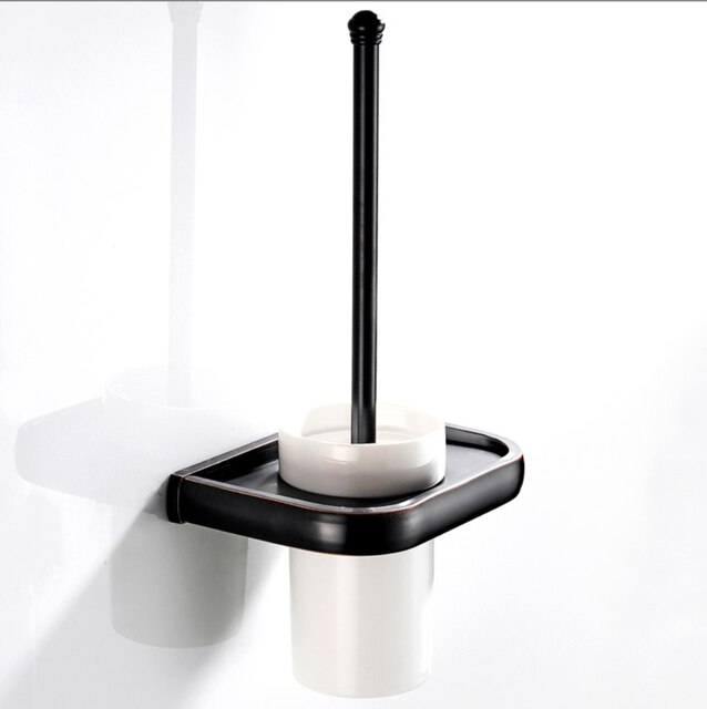 Messing Koper Materiaal Badkamer Handdoekenrek Handdoek Houder Bekerhouder Papier Rolhouder Plank Haak: toilet brush holder