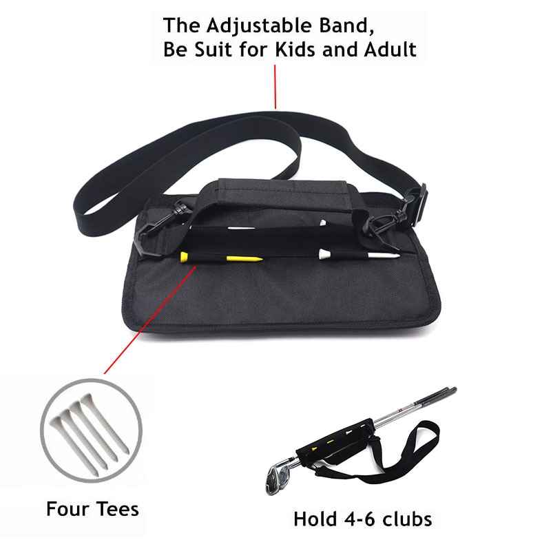 Mini Golf Club Carry Bag Golf Shoulder Club Bag