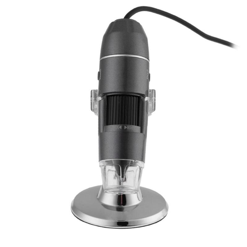 Microscopio Digital USB 1000X 800X 8 LED 2MP, endoscopio electrónico con Zoom, lupa de cámara + soporte de elevación, herramientas: IR 800X 8LED