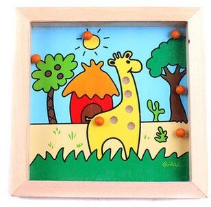 Houten baby speelgoed kinderen Hout Balance Pocket Bal Labyrinth Game Walking Doolhof Baby Ontwikkelen Intelligentie Puzzels