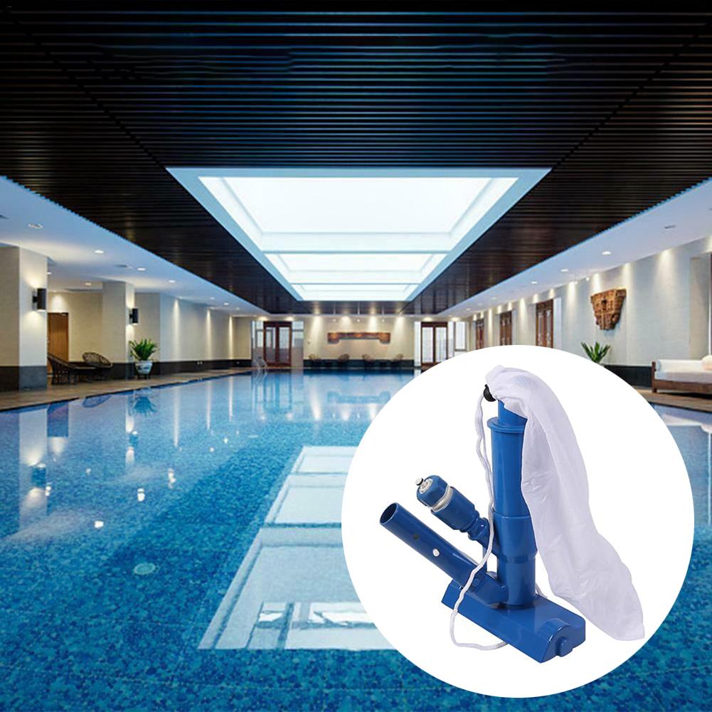 Portable Pool sweeper Sweep device swimming pool vacuum brush head kit With Long Telescopic Rod Dust Remover Pool Cleaning Set