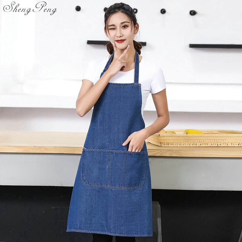 Food Service Keukenschort Schoonmaken Mode Keukenschort Keuken Kleding Chef Schort Q402