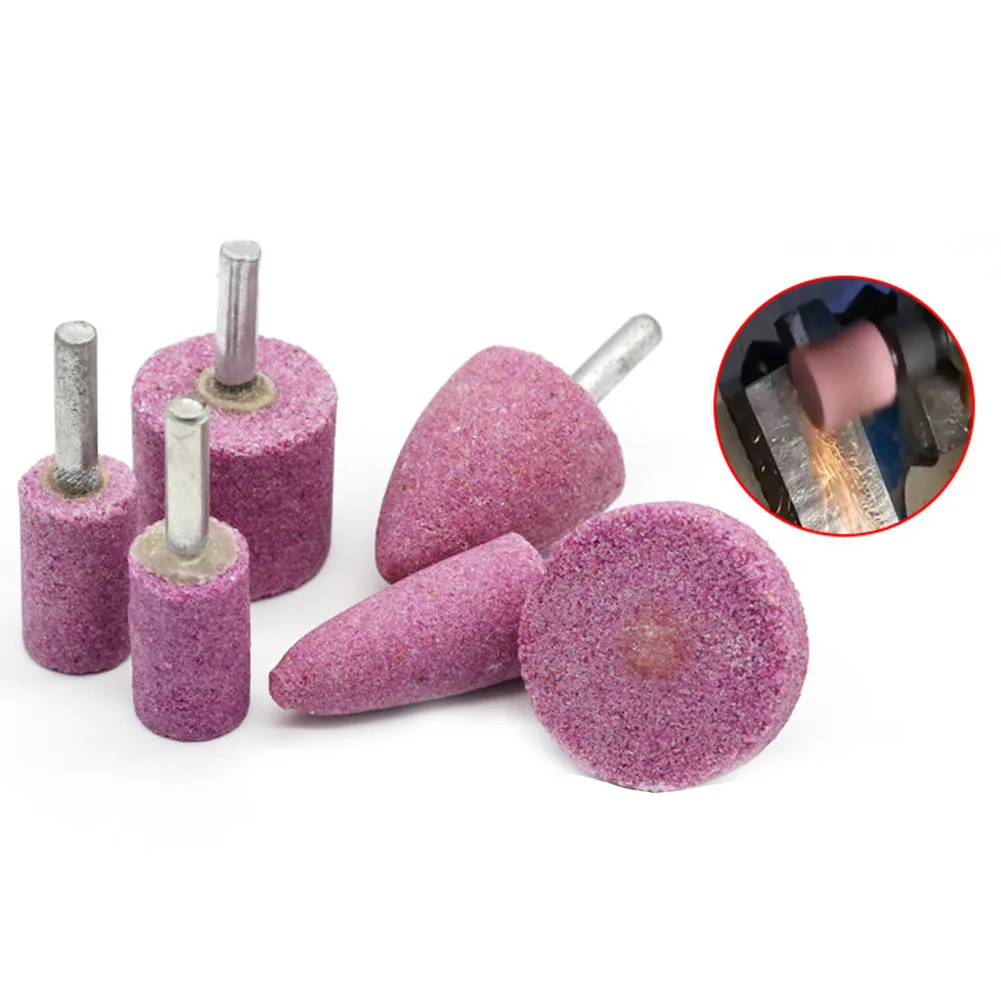 Tête de polissage tête de roue, tige de 6mm montée Abrasive pour outils électriques rotatifs, meule électrique, accessoires