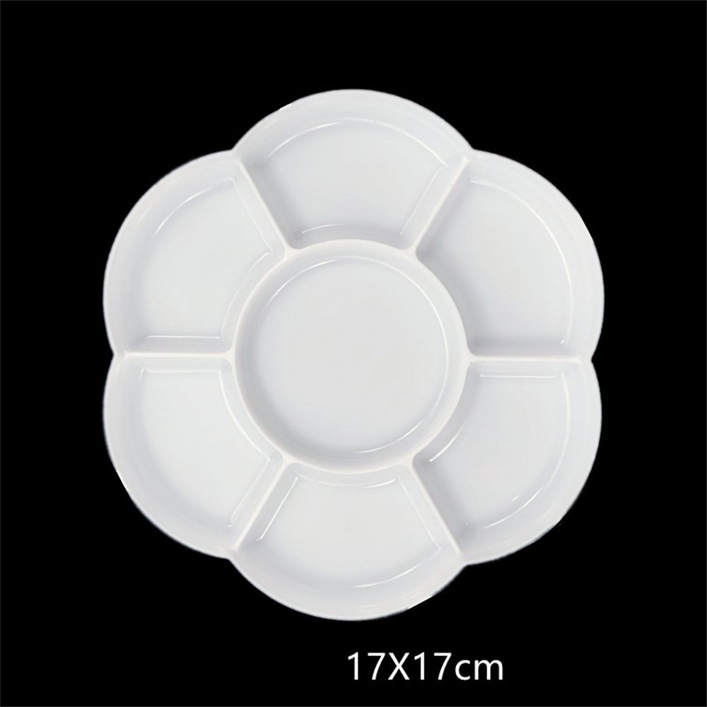 1pc Paint Tray Paint Palettes with Thumb Hole Drawing Tray DIY Craft Art Paint Tray Nail Supplies Painting Pallet: style3