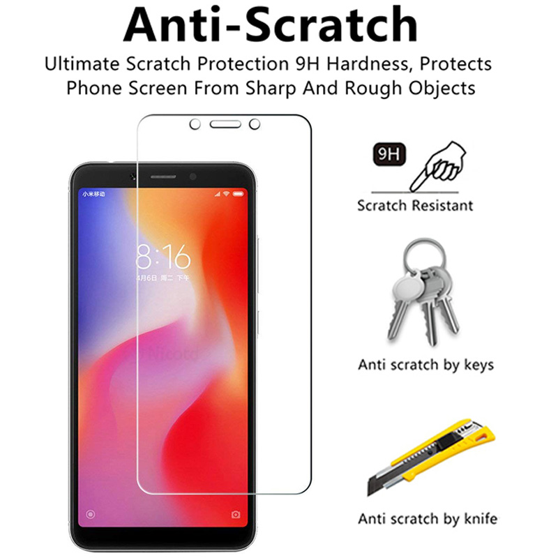 1pc/2pcs/3pcs Tempered Glass For Xiaomi Redmi 6a Screen Protector Film Protective Glass For Xiaomi Redmi 6 Pro Redmi 6 Redmi 6a
