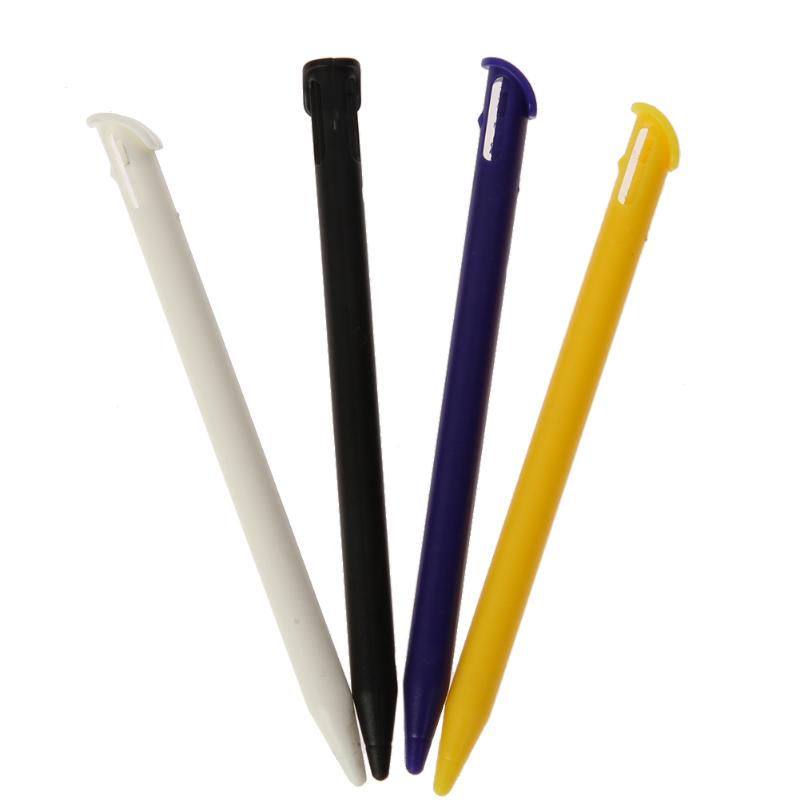 4 pçs/set Plastic Stylus Caneta de Toque para o Novo Nintendo 3DS LL/XL Prevenção de Arranhões e Impressões Digitais