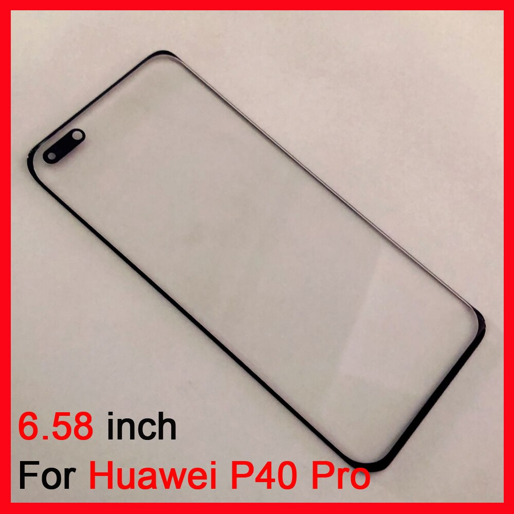 LCD berühren Tafel Glas Für Huawei P40 P40Lite P40 Lite E P40 Profi Frontscheibe Äußeren Glas Objektiv Ersatz Reparatur teile: Pro P40 Profi