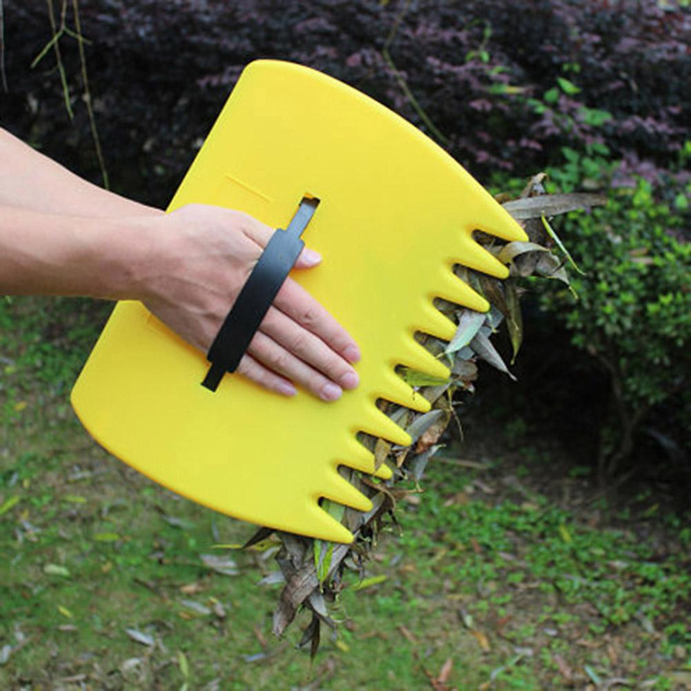 Cleaning Tool Leaf Grabbers Leaf Collectors Leaf Rake Garden And Yard Leaf Scoops Hand Rakes Portable Debris Hand Rake Yard