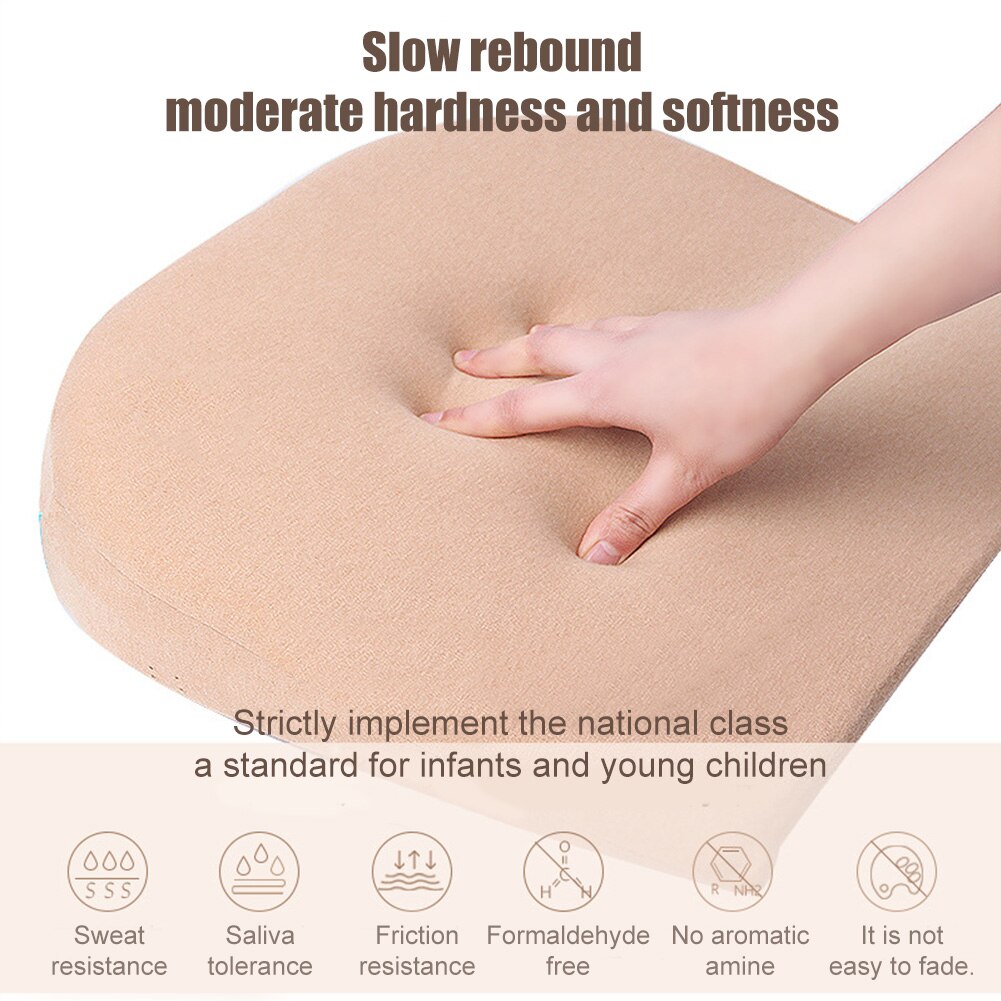 Sleep Positioning Anti Spit Milk Universal Safety Crib Accessories Reflux Proof Cushion Baby Wedge Pillow Newborn Memory Cotton