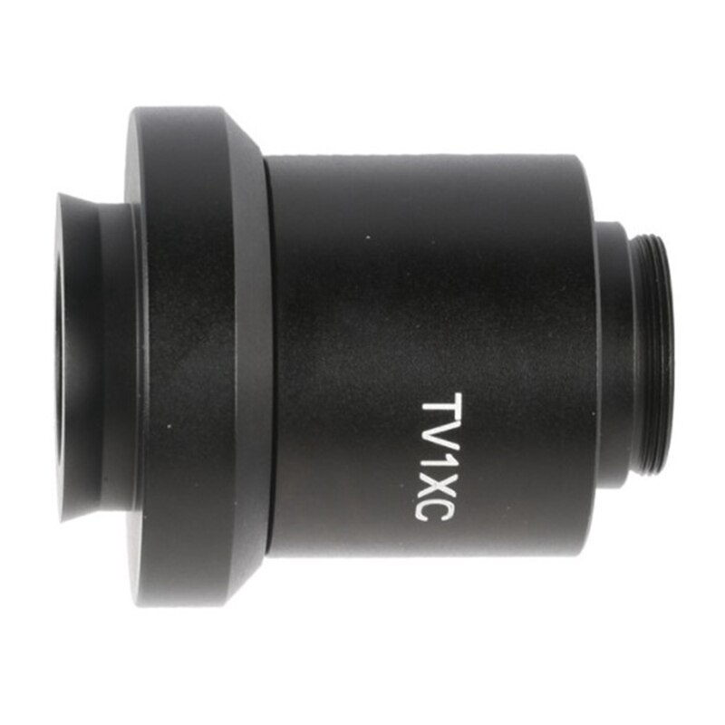 1X C-Mount Trinocular Microscope Camera Adapter 34mm Microscope Mounting Interface 25.4mm Microscope Camera Interface