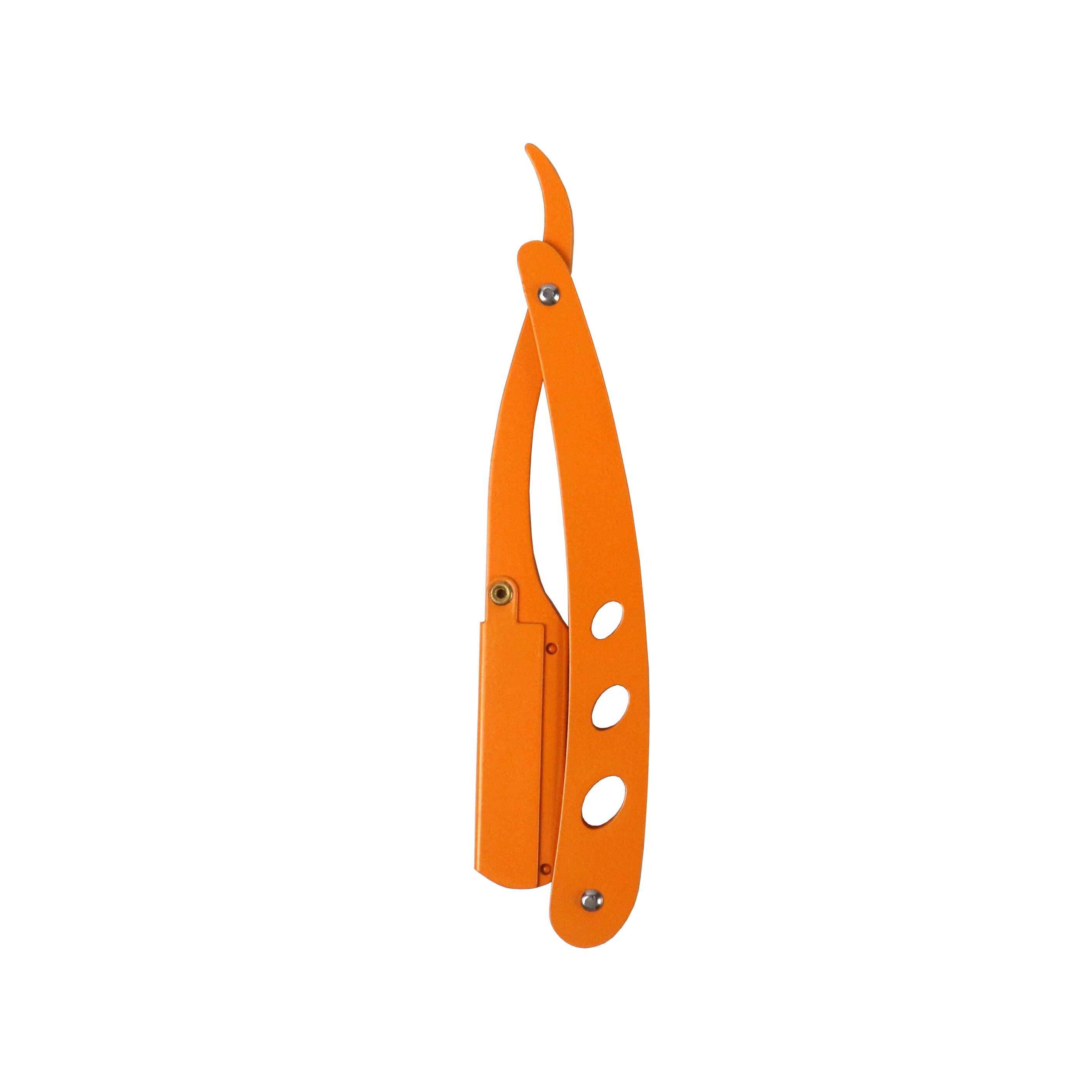 Disposable Barber Straight Edge Razor Blade Men Shaving Razor: Orange