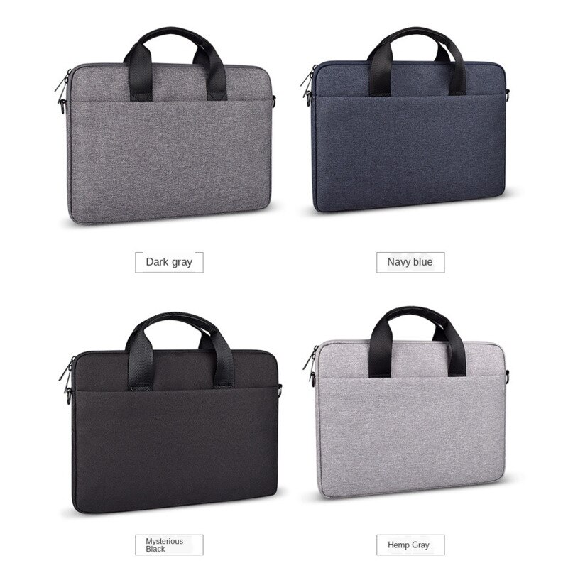 Oyixinger Portable Laptop Briefcase 13.3-15.6Inch Shoulder Computer Bag For Apple Mcabook Xiaomi Huawei Pro Casual Business Bag