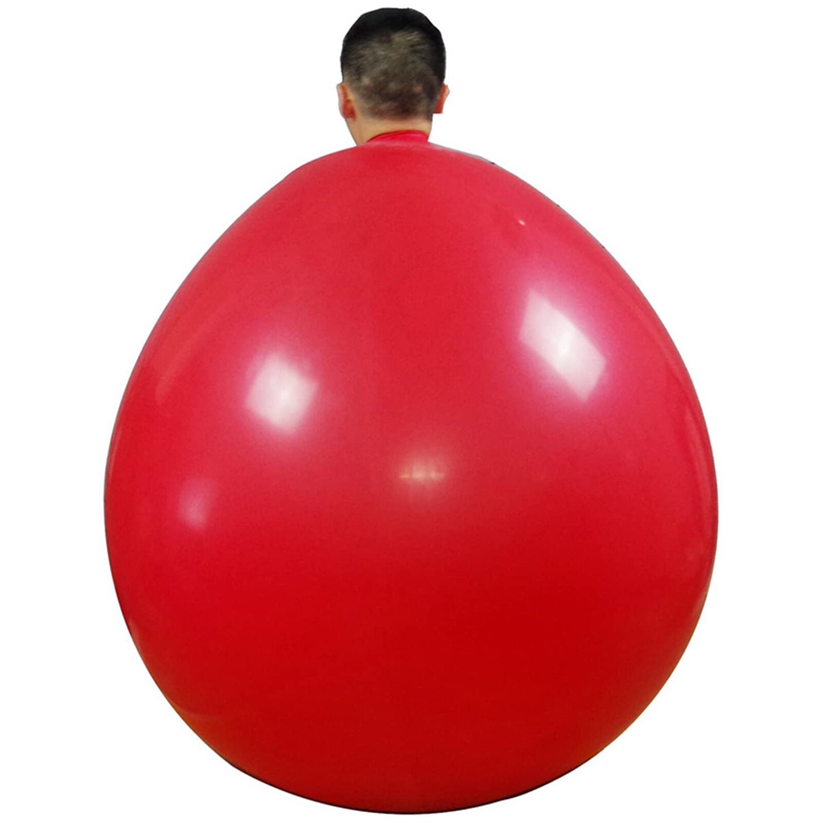 Giant Menselijk Ballon 36 Inch Ronde Ballonnen Extra Jumbo & Dikke Giant Latex Ballon Voor Bruiloft Verjaardag Event Decor: Rood