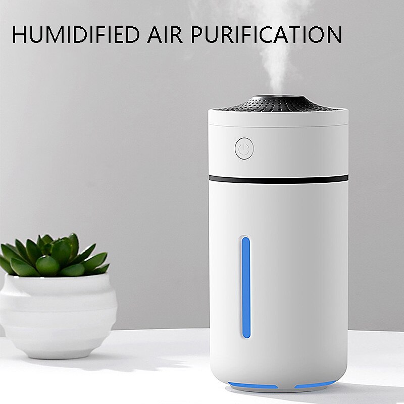 Humidifier Air Purifier Ultrasonic Nebulizer Aroma Diffuser Cool Ambient Lamp 230ML