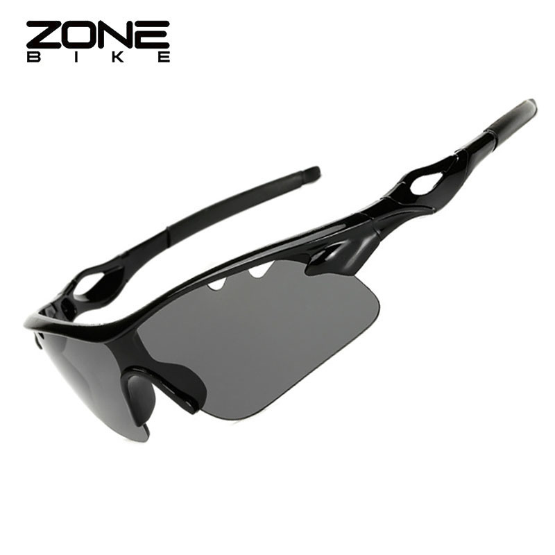 ZONEBIKE UV400 draussen Sport Radfahren Fahrrad Sonnenbrille Männer Fahrrad Brillen Radsportbrille Lunettes Cyclisme Fietsbrillen: schwarz 