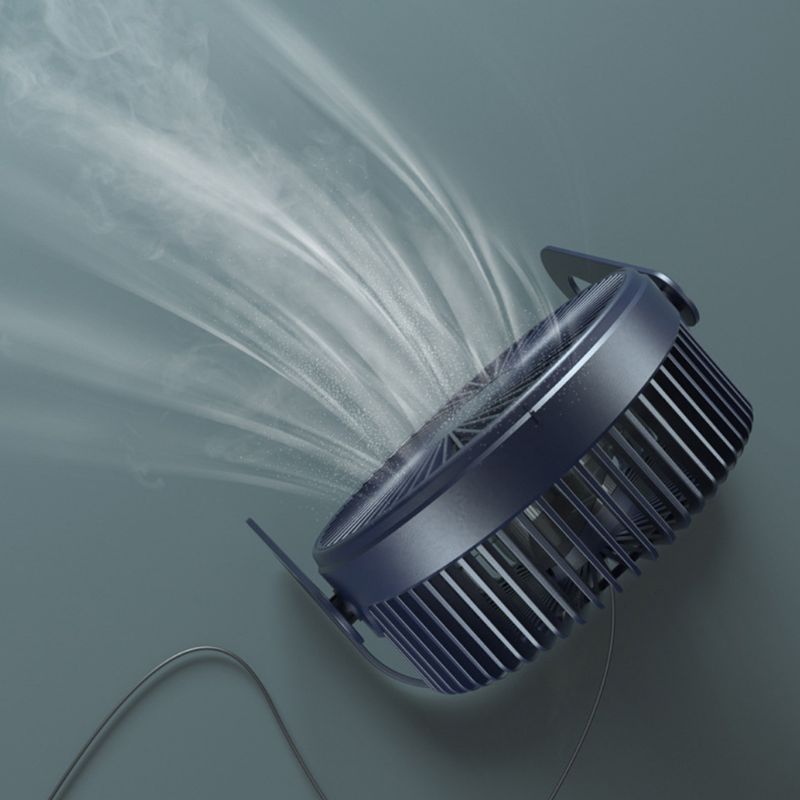 5/6/8 inch 360 ° draaibare usb-bureauventilator met aan-uitschakelaar 2 snelheden luchtkoelventilator voor thuiskantoor, desktop, auto, buiten, reizen