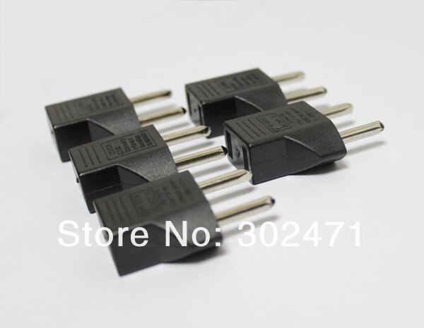 20pcs Adaptateur Prise - US vers UE Convertisseur Plat Rond