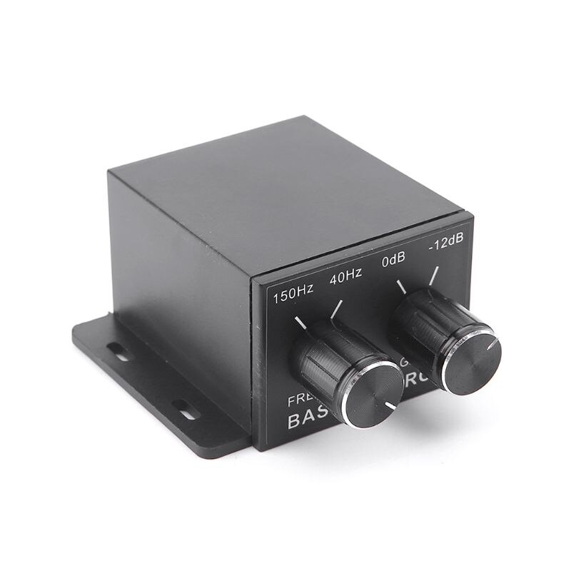 Regulador de coche amplificador bajo Subwoofer estéreo ecualizador controlador 4 RCA Q9QD