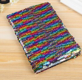 Reversible Sequin Journal Diary Magic A6 Note book Writing Book for Kids US: O