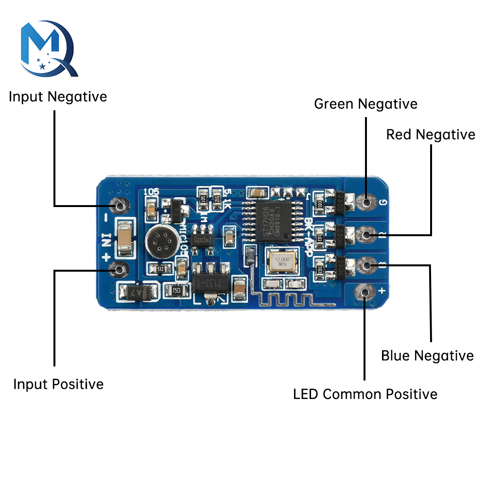 5V 12V 24V RGB Colorful Flashing Module LED Strip Light Controller Color Changing Ambient Lights