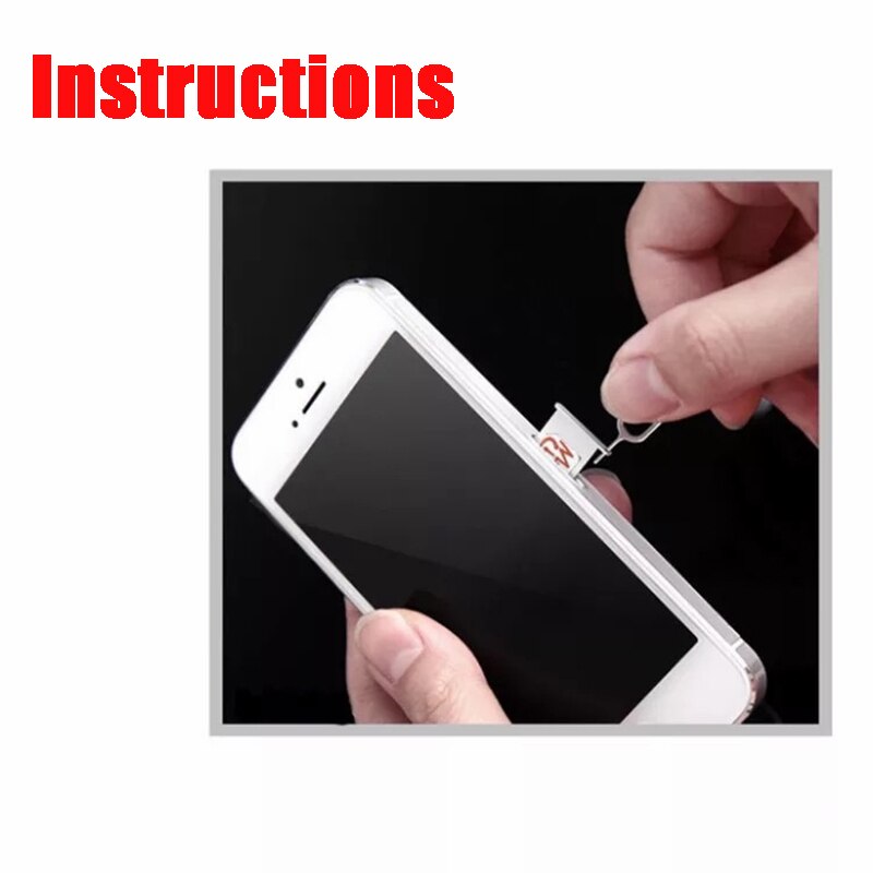 10Pcs Sim Card Tray Removal Eject Pin Universele Sim Kaart Lade Pin Remover Eject Pin Naald Telefoon Tool Voor iphone Samsung Huawei