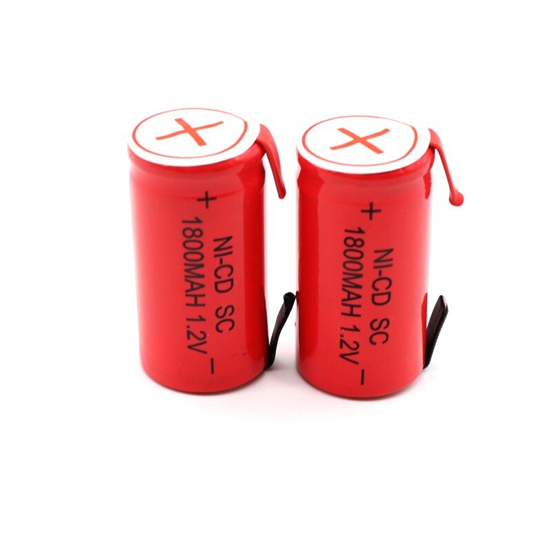 Fikida SC 18650 battery subc battery rechargeable nicd battery replacement 1.2 v accumulator 1800 mah power bank