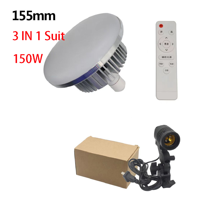 Video Light LED Fill Light Studio Video Light 3200K-5500K Dimmable Bowens Mount Continuous Light Remote Control Video Recording: Yellow