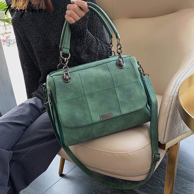 Bolso de mano mate para mujer, bolsa de hombro de gran capacidad, de cuero PU, tipo Boston, para viaje, 2022