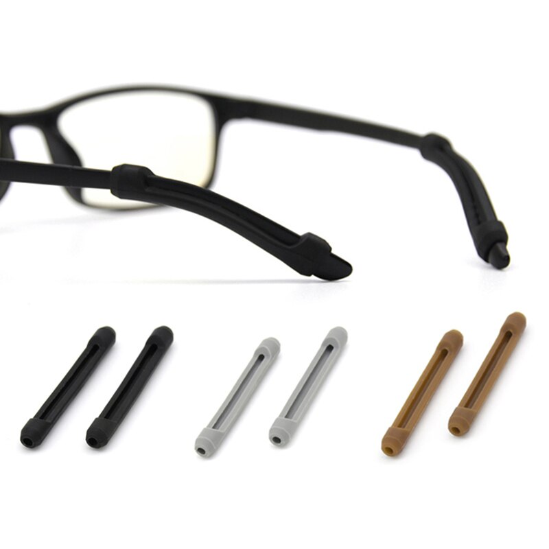 5 paia antiscivolo gancio per l&#39;orecchio occhiali accessori per occhiali occhiali da vista impugnatura in Silicone supporto per punte del tempio occhiali per occhiali impugnatura